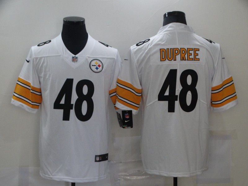 Men Pittsburgh Steelers #48 Dupree White Nike Vapor Untouchable Limited 2020 NFL Nike Jerseys->pittsburgh steelers->NFL Jersey